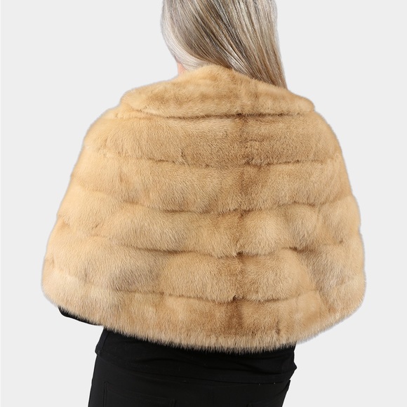 Vintage Caramel Fur Stole circa 1950’s - Picture 11 of 12